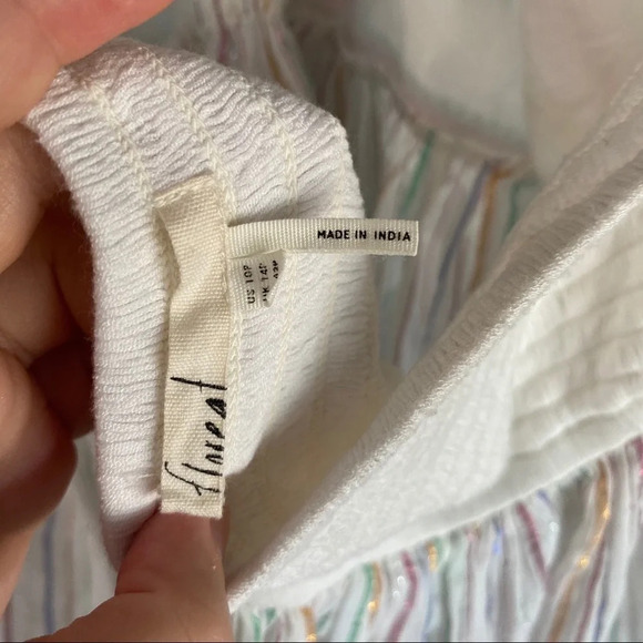 NWT Floreat Anthropologie Embroidered Halter Top - Picture 4 of 5